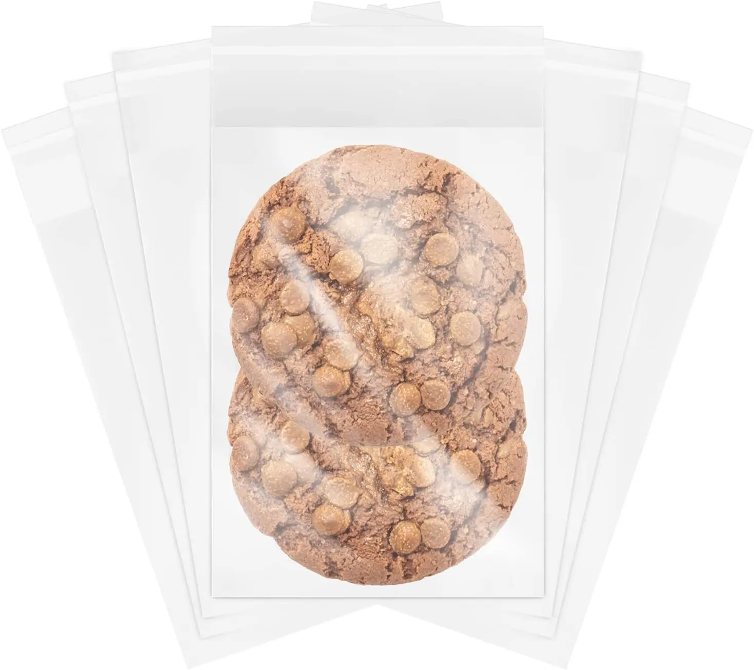 200 count 3''x 5'' Clear Resealable Cello/Cellophane Good for Bakery,Adhesive , Candle, Soap, Cookie Poly Bags