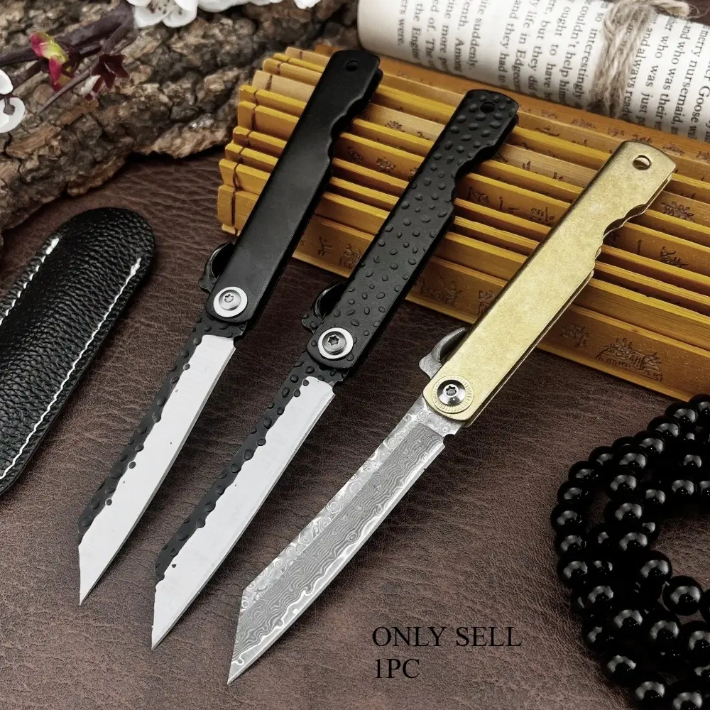 Japanese Higonokami Forging Steel Folding Knife, Outdoor Sharp Trekking Hunting Pocket Survival Knife, Edc Camping Cutting Defense Tool, Tactical Knives, Portable Multipurpose Knives, Outdoor Survival Gear, Outdoor Survival Tools