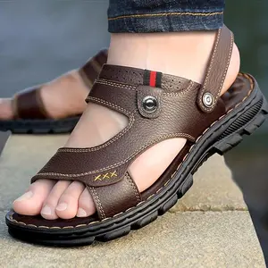 Men's open toed sandals - durable, non slip, non slip, essential for outdoor walks and summer beaches