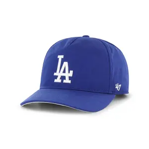 47 Los Angeles Dodgers Royal Snapback Hat - 47 Hitch Structured, Adjustable Size Fit, Garment Washed Cotton Twill, Curved Shape, Flat Embroidery, Plastic Snapback Closure (B-FHTCH12GWP-RY)