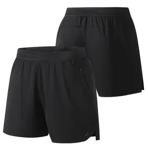 Breathable Performance Shorts with Stretch Waistband & Side Details – Ideal for Gym & Outdoor Workouts
