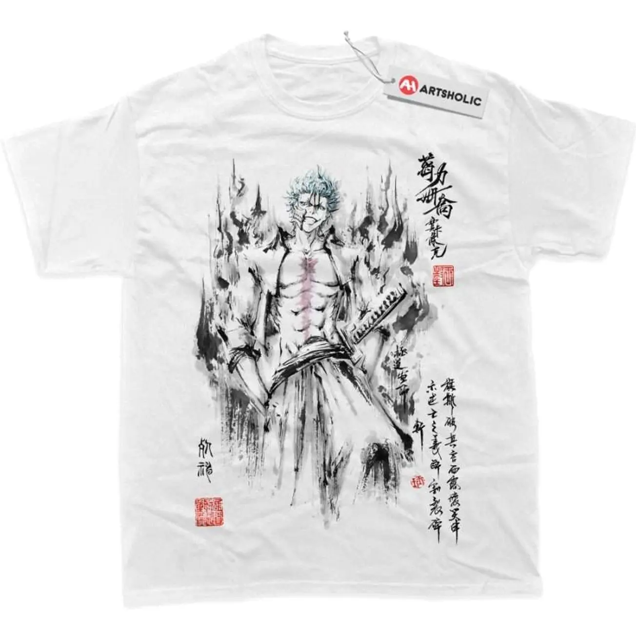 Grimmjow Jaegerjaquez Shirt, Bleach Shirt, Anime Shirt, Graphic Tee