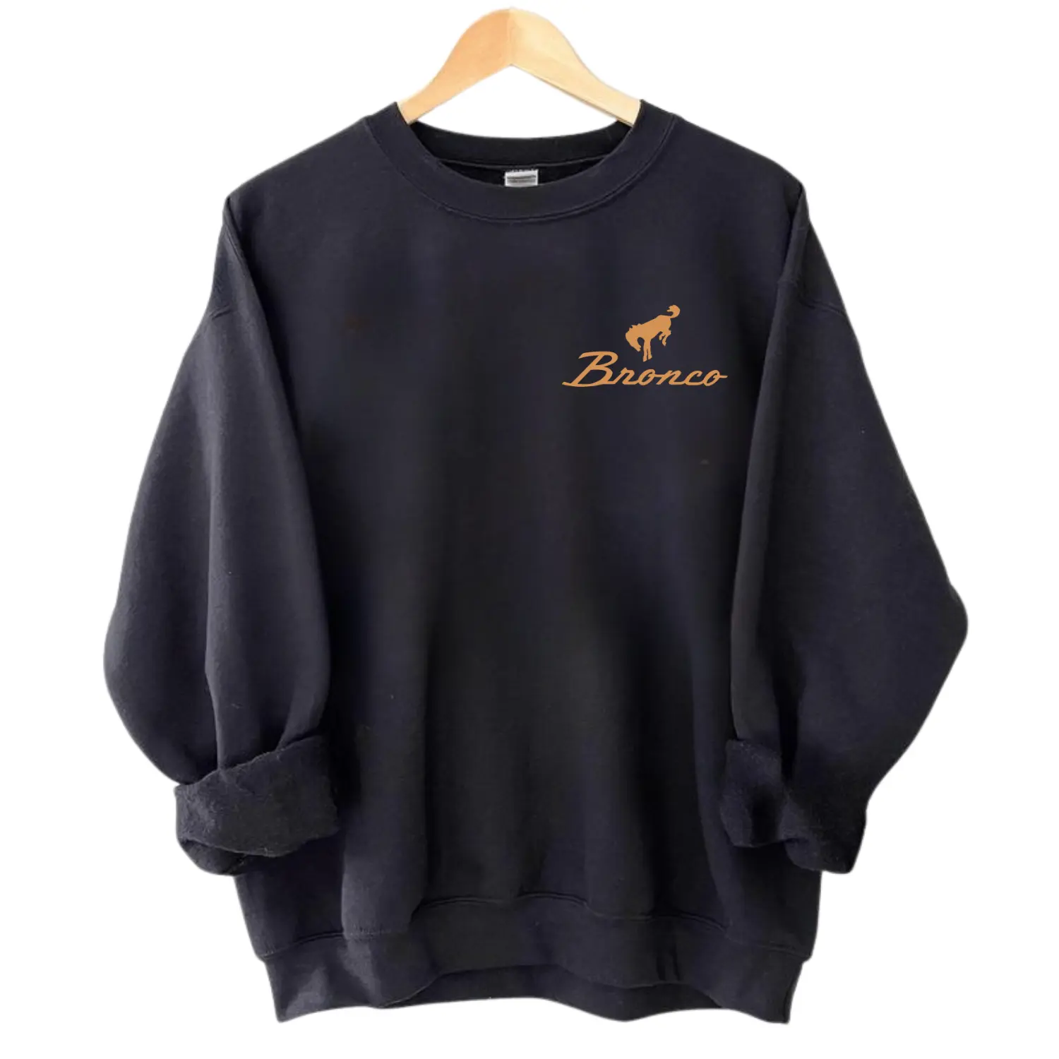 Vintage Bronco Sweatshirt Retro Off-Road Pullover, Classic Ford Bronco Car Lover Crewneck for Men, Summer Mechanic Outfit
