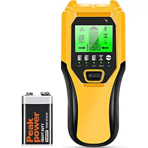 Stud Finder Wall Scanner 5 in 1 Multifunctional Upgraded  Wall Scanner, Stud Sensor Beam Detector with  for  Metal and AC Wire Detection, Comes with HD LCD Display and Audio