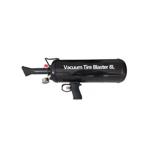 2.4 gallon Tire Bead Seater Air Blaster | Metal Tire Repair Tool | 145 PSI | 2.4 Gallon Bead Seating Tank | Black / Yellow / Blue / Red | For Car, Motorcycle, EV & Truck Tires
