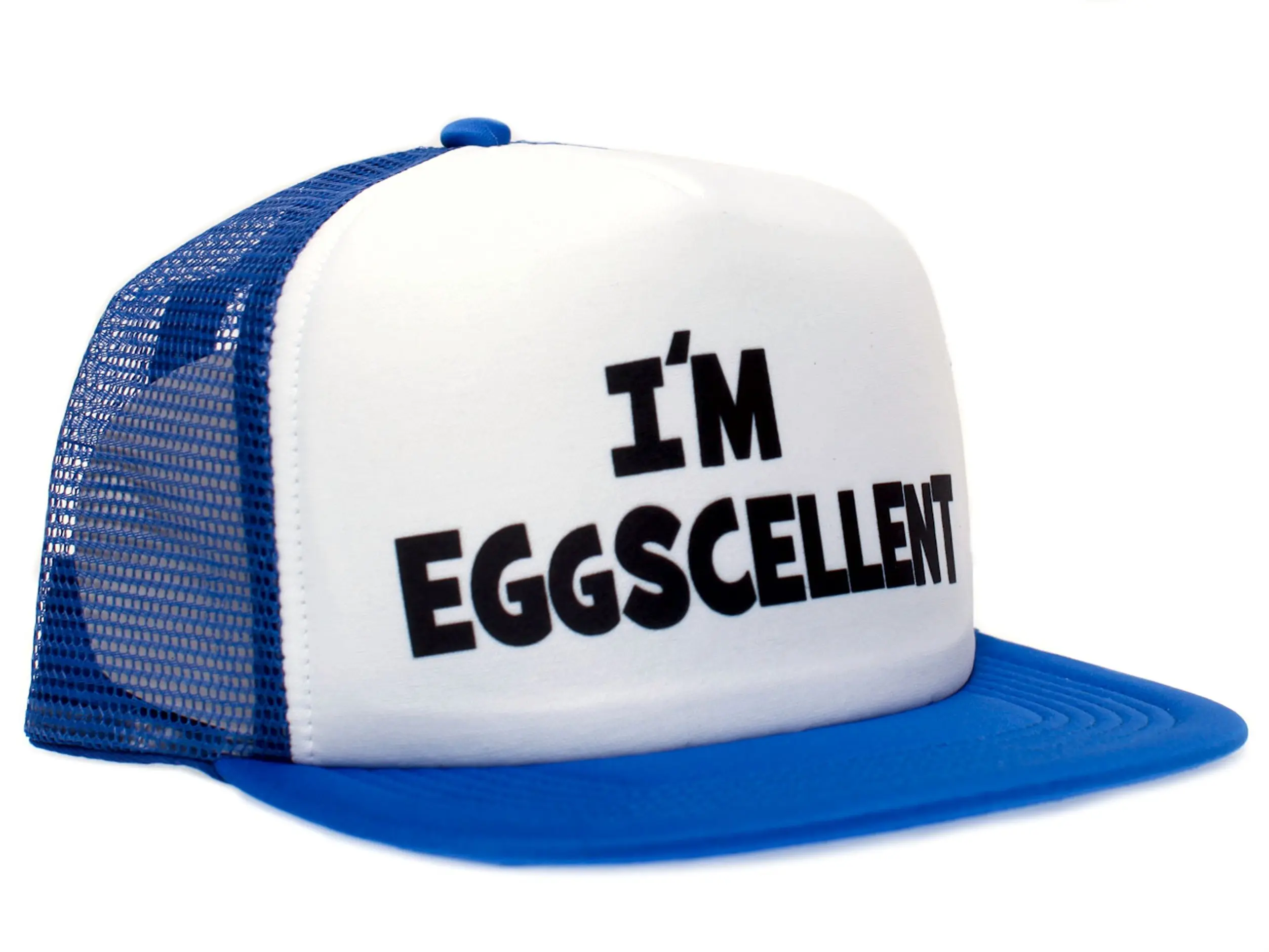 I'm Eggscellent Unisex-Adult Trucker Hat -One-Size Flat