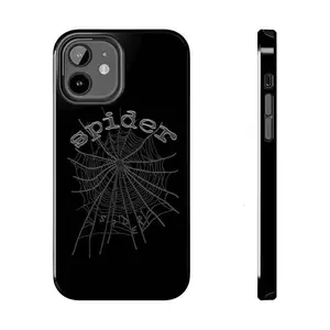 Black Sp555derrr Tough Phone Case For Iphone 16 15 14 13 12 11 x 8 7 Plus Pro Max Mini - 555 Sp555derrr Phone Cover Spider Sp5der