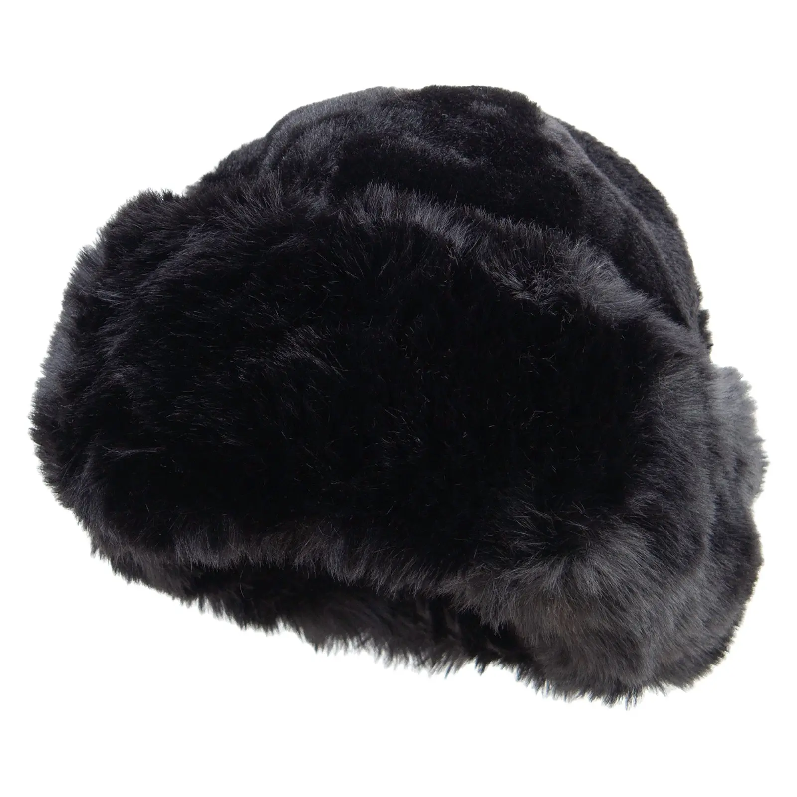Women's Faux Fur Fleexe Lining Short Beanie