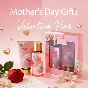 Mother's Day Gifts for Mom - Luxury Body Lotion & Body Spray Perfumes Set, Floral Gourmand Long-Lasting Perfume, Perfect for Daily Wear, Dating, Parties, Birthday & Holiday Gifting for Mom, Wife, Grandma
