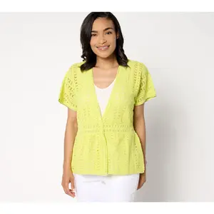 BEAUTIFUL by Lawrence Zarian The Josie Novelty Sweater Topper