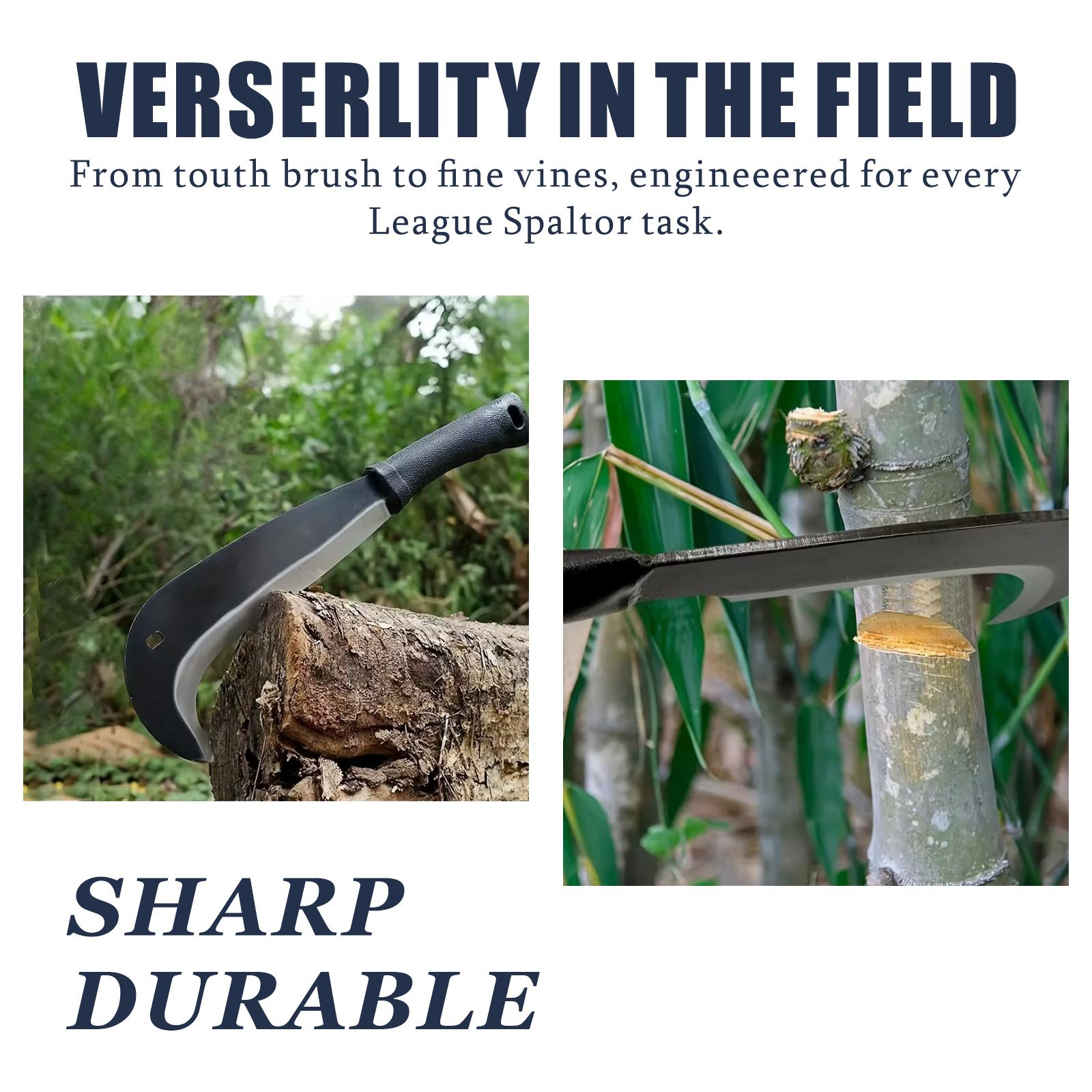 Chop wood and mow grass in one go! Thisgardening tool is ridiculously sharp CordlessHedge Trimmer Lawn Mover Trimmer