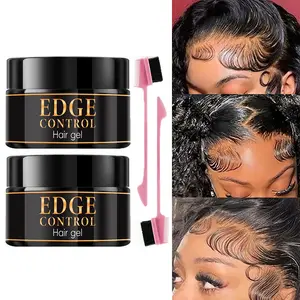 Dirty braid edge control hair gel, strong styling and anti frizz, gentle and non damaging to hair, quick drying and non stick to hands, natural and refreshing, easy to clean, male and female styling edge finishing hair gel