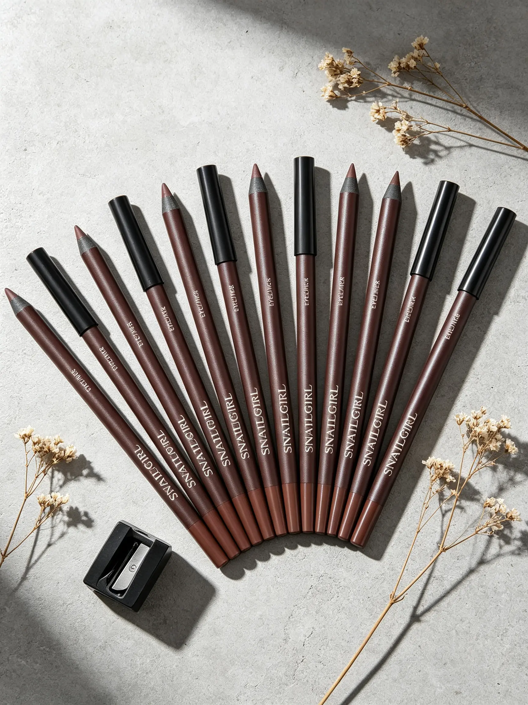 SNAILGIRL Women's Waterproof Gel Eyeliner Pen - Makeup, 7 Shades Matte, Retractable Pen, Long-Lasting, Smooth, Smudge Resistant, Pigment-Rich Lipliner, Silky Cosmetic (TikTok Shop Deals)