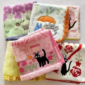 Beautiful Embroidery Cotton Hand Towel for Bathroom, Kitchen, Home Decor decorative tiny  towel cotton towel towel  women Super Soft cute girly gifts