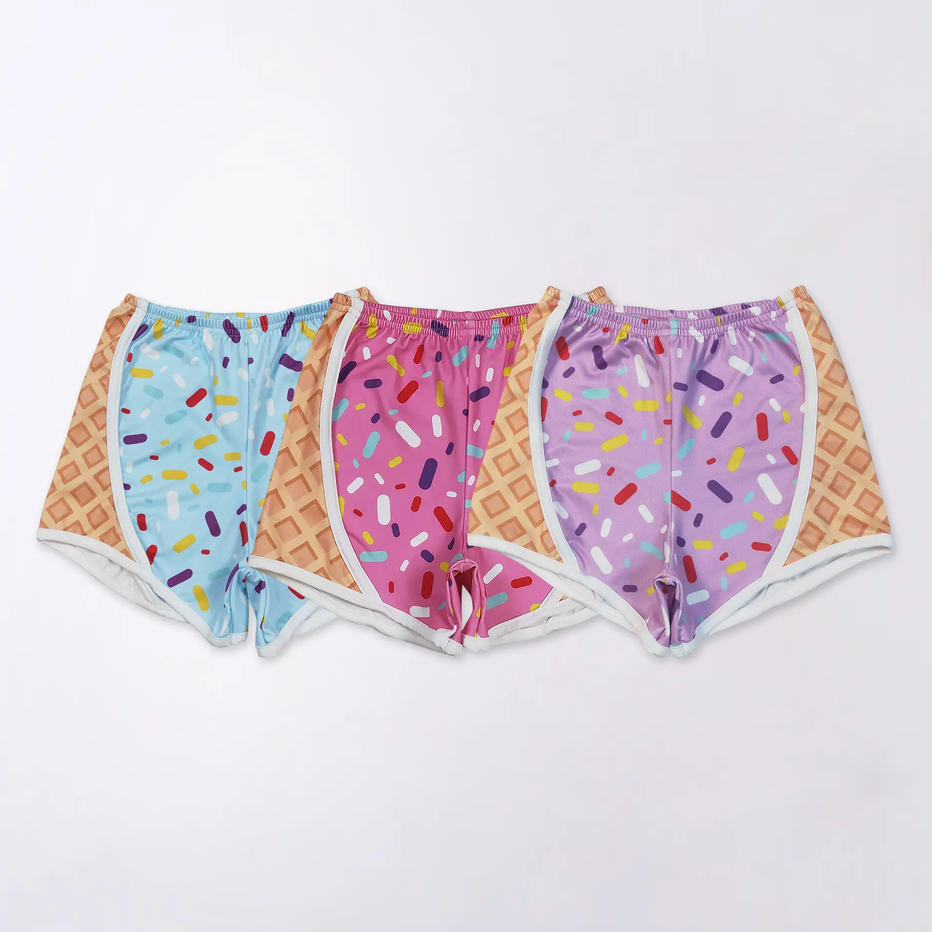 Girls' Athletic Team Shorts - Functional, Team Spirit-Infused, Stylish Kids' Fashion Bottoms, Functionality