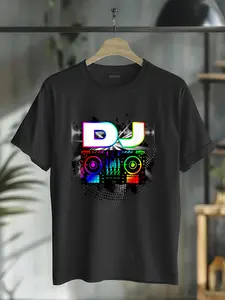 100% Cotton Unisex Dj Music Lover Music Player Sound Cool Funny Gift T-Shirt