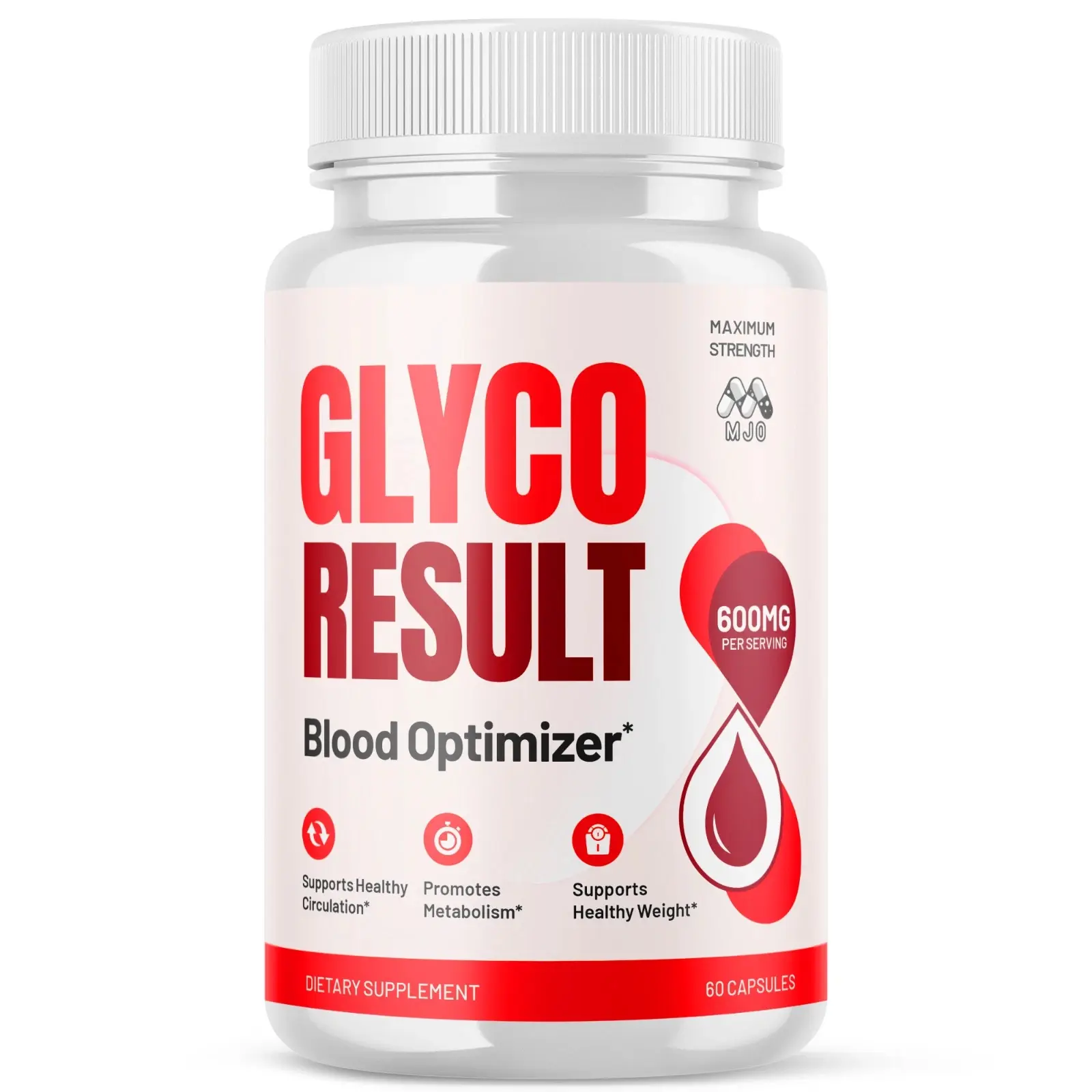 (1 Pack) Glyco Result Capsules Advanced Support Blood Supplement 60 Capsules