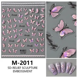 Nail Sticker 5D Butterfly M2011
