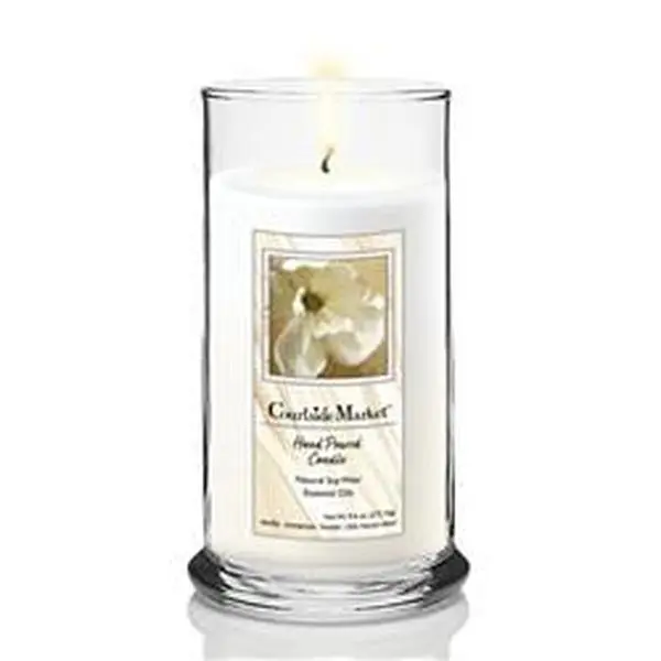 18 oz Magnolia Bloom Status Candle Glass, Clear
