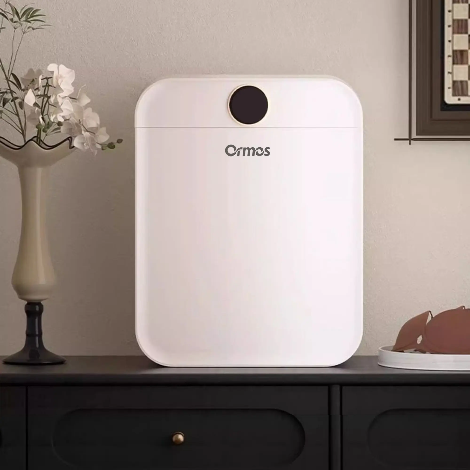 Compact Wall-Mount Portable Mini Clothing Dryer, 70°C Circulating Hot Air Machine with 99.99% Ozone Purification Sterilization, 1-5H Adjustable Timer, Low Noise Smart Auto-Stop for Small Spaces, Apartment, Bedrooms