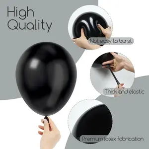 120 Balloon Arch Set, Includes 18, 12, 10, 5 Inch Latex Balloons, Various Sizes, Perfect for Graduation, Halloween, Birthday, Wedding Party Decorations, Balloon Decorations Kit