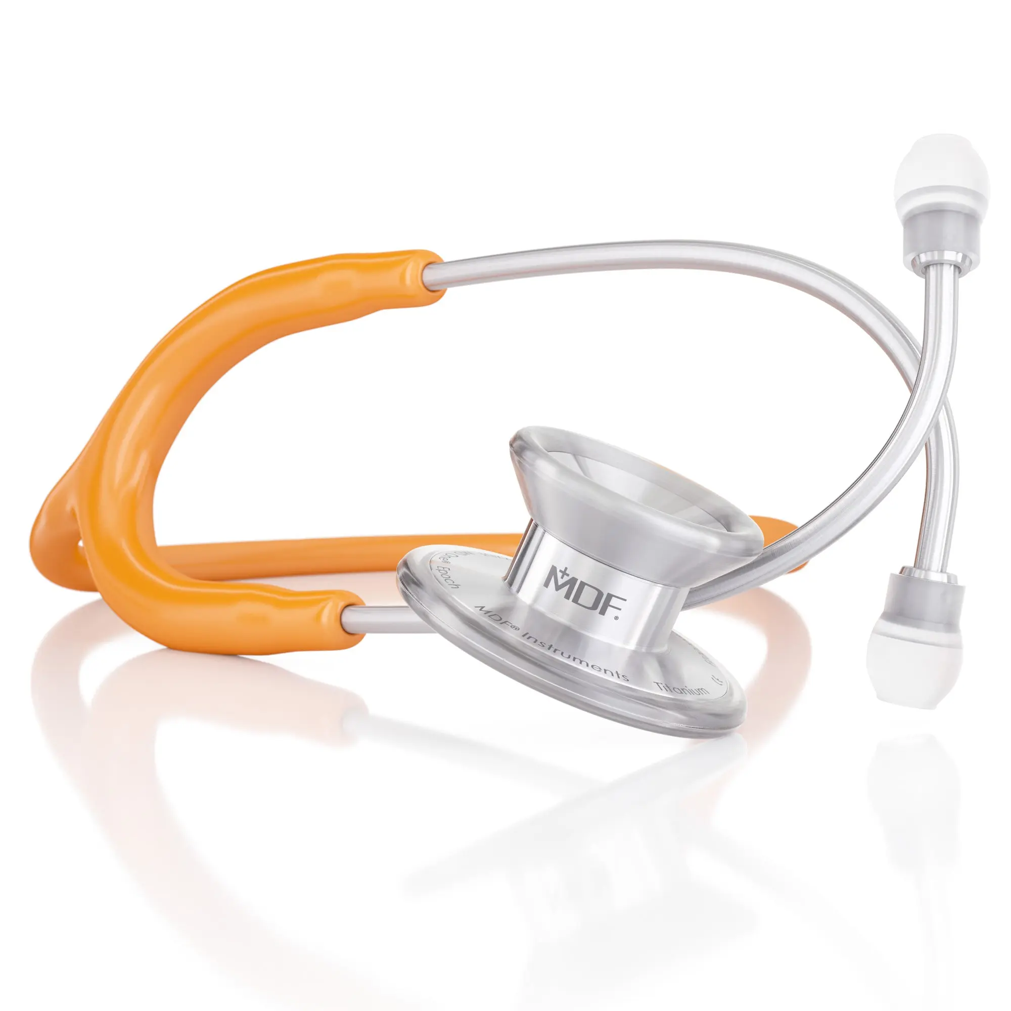 MD One® Epoch® Titanium Adult Stethoscope - Orange