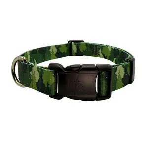 Green Camo Trees Collar