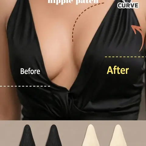 5 Pairs Disposable Breast Lift Tapes, Non-Woven Fabric Bust Lift And Cleavage Enhancing Pasties, Suitable For Large Bust And Plus Size Women, Sexy, And Anti-Embarrassment, Nipple Covers To Prevent Protrusion Reflection, Lift And Support Bra
