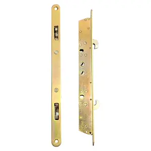 11-3/4" Sliding Door Multi-Point Mortise Lock, No Anti-Slam Pin w/ 11" Hole Spacing  (DL-883)