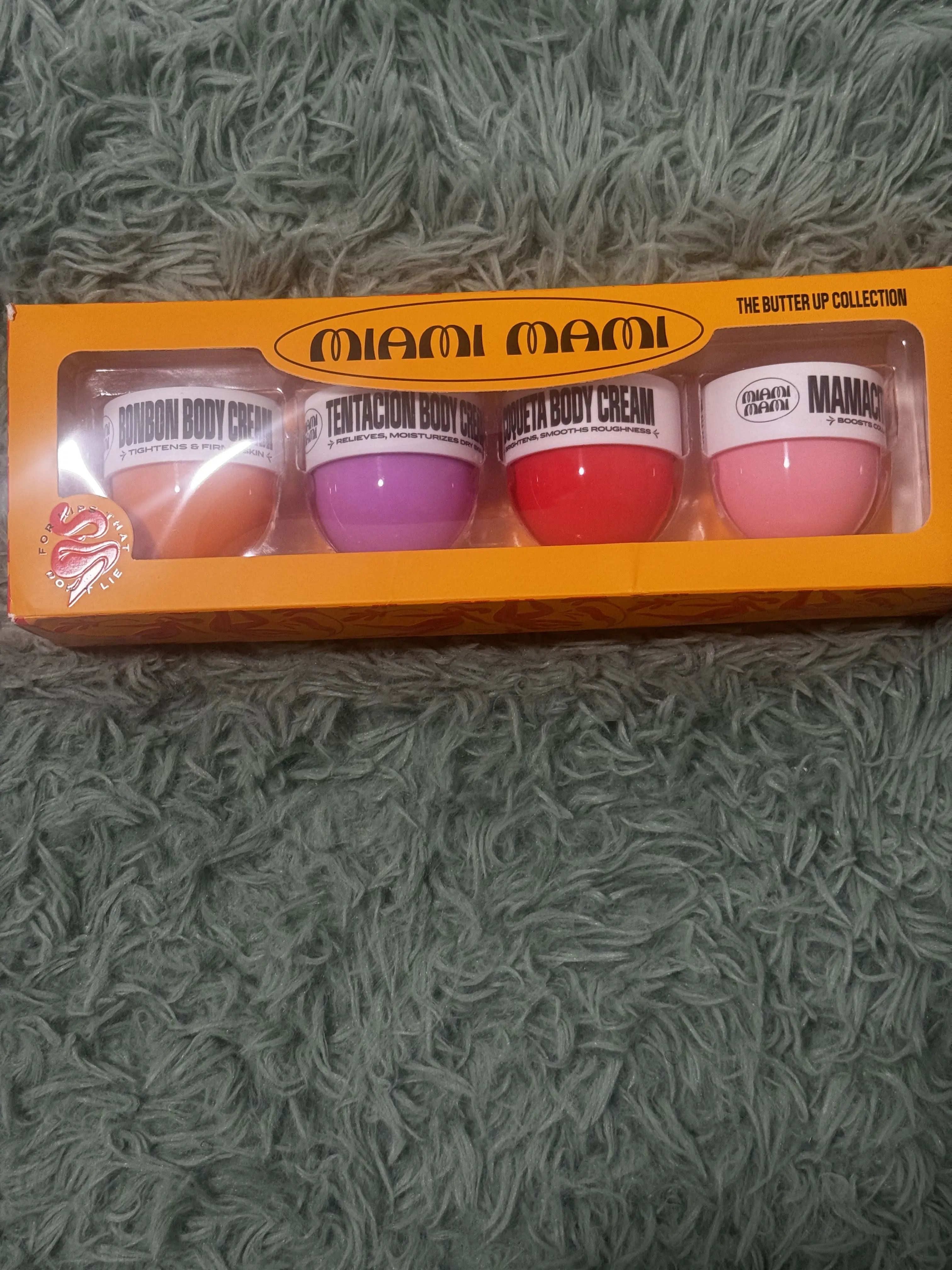 Miami Mami Body Lotion 4 PCs Gift Set 1.76 oz / 50 g Body Cream MaMacita BonBon CoQueta TenTacion