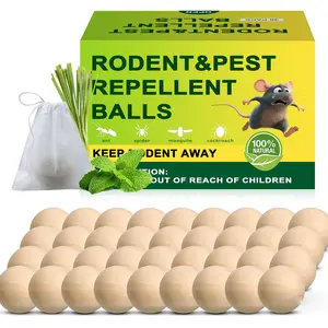 Rodent Repellent Indoor 36 Balls – Natural Peppermint Mouse Repellent, Mice Repellent Deterrent for Indoor & Outdoor Use, Rodent Repellent for Home, Garage, Car & RV