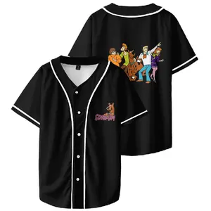 Scooby Doo Merch Baseball Jersey Shirts Spring Summer Men/Women Tshirt Shirt