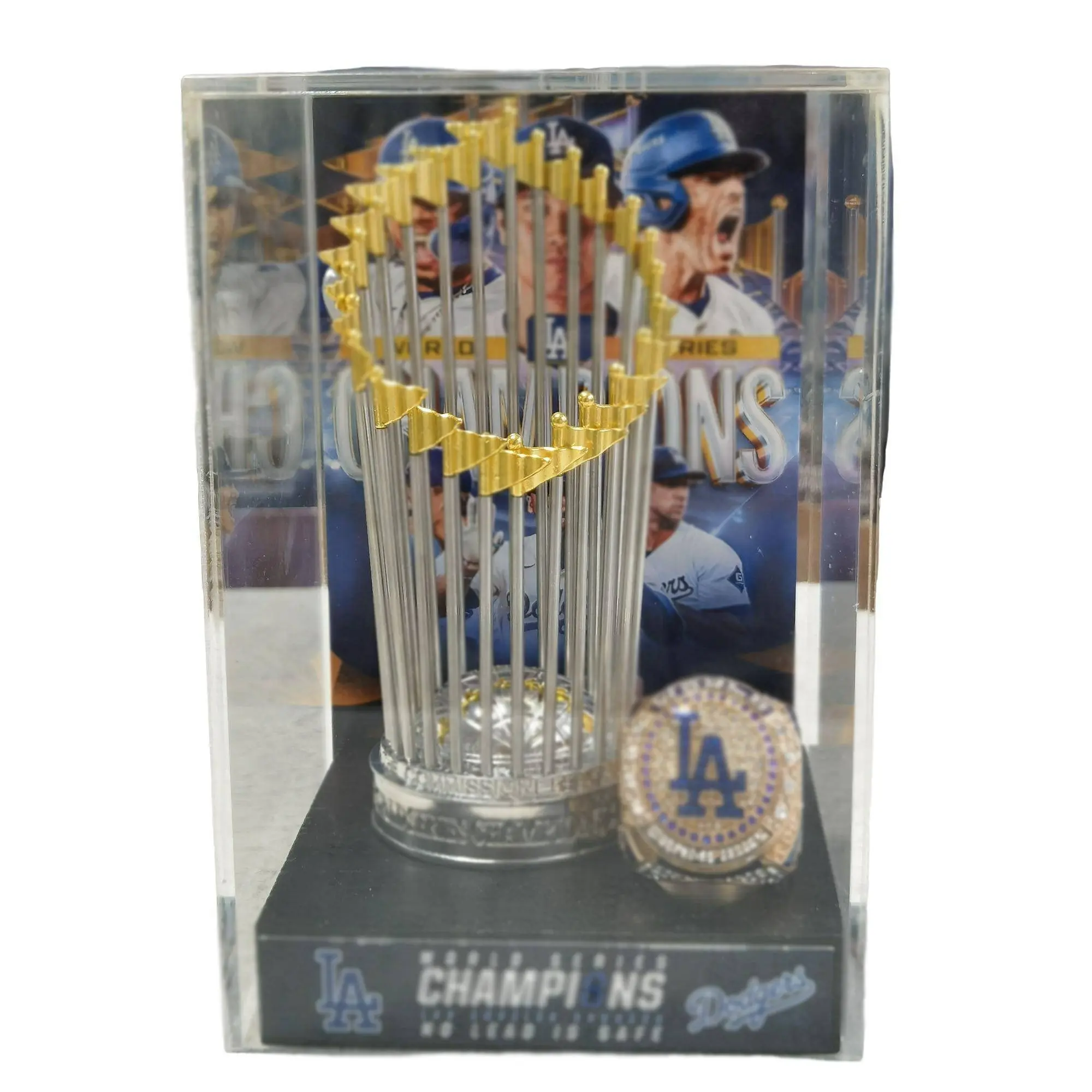 2024 Baseball Championship Trophy Set with Exquisite Craftsmanship Display Case, Premium Sports Trophy Replica, Perfect Gift for Baseball Enthusiasts, Trophy Award