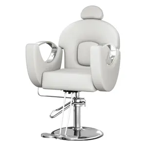 Garvee Barber Salon Chair, Reclining Salon Chair for Hair Stylist with Heavy Duty Hydraulic Pump, 330 LBS Capacity, Height Adjustable & 360° Swivel Styling Chair for Barbershop, Spa, Tattoo, Beauty