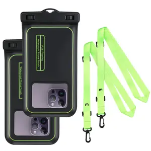 MYBAT PRO IPX8 Waterproof Phone Pouch (Regular Size), Cell Phone Dry Bag with Detachable Lanyard, Universal Floating Waterproof Phone Case