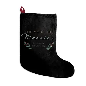 Personalized Baby announcement Christmas Stocking, Personalized Christmas stocking, New mom of twins, family announcement