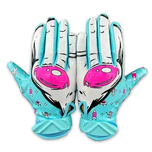 Alien Cloaked Receiver Football Gloves Alien Cloaked Receiver Football Gloves