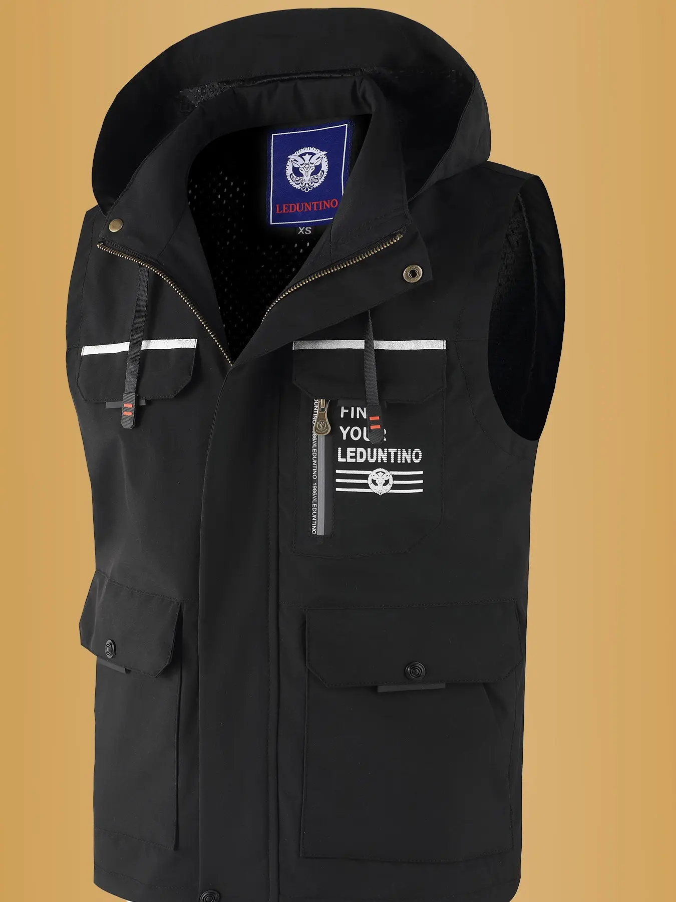 Men's Summer Lightweight Fitted Functional Hooded Vest, Casual Lightweight Vest, Multi-Purpose Breathable Sleeveless Jacket, Comfortable and Versatile Outerwear, Waistcoat Vest