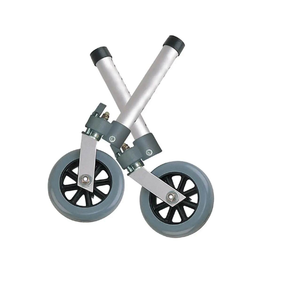 5 Inch Swivel Wheels with Lock Rear Glides