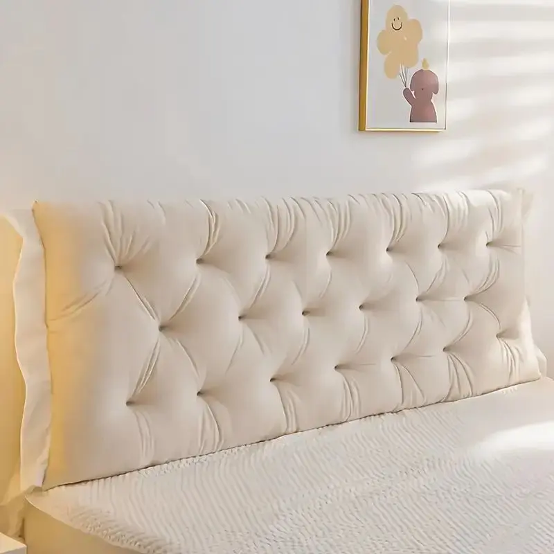 Leg Positioner Headboard Pillow - 1.8m Length, 3 Color Options for Bedding & Linens