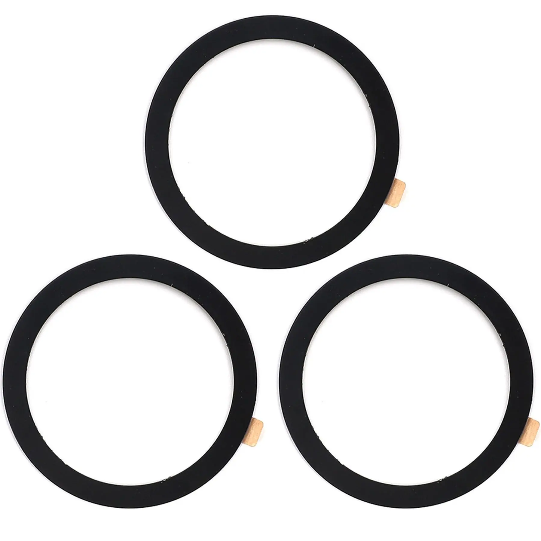 Universal Metal Ring Sticker 3Pcs Versatile Use for Magnetic Charger Compatible with iPhone/Samsung/Android All Cellphones, Smartphone, Devices, Magnetic Mount/Phone Holder Conversion Accessories