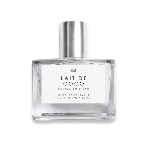 Le Monde Gourmand Lait de Coco Eau de Parfum 30mL | Creamy Coconut Vanilla Perfume with Bergamot + Vanilla Praline