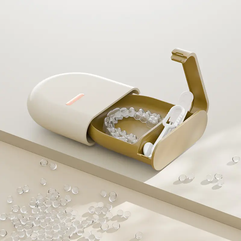 Brace Storage Box for Portable Dentures, Adult Orthodontics, Orthodontic Appliances, and Braces, Retainer Box