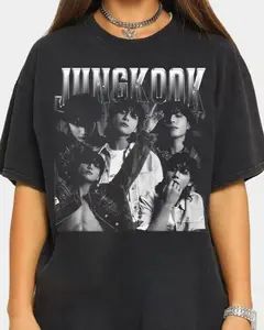 Vintage JungKook 90s Bootleg Shirt, Jungkook Unisex T-shirt, Gift For Army Shirt