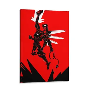 Ultrakill Poster Unframe Gaming Wall Art Retro FPS Video Game Print Decor