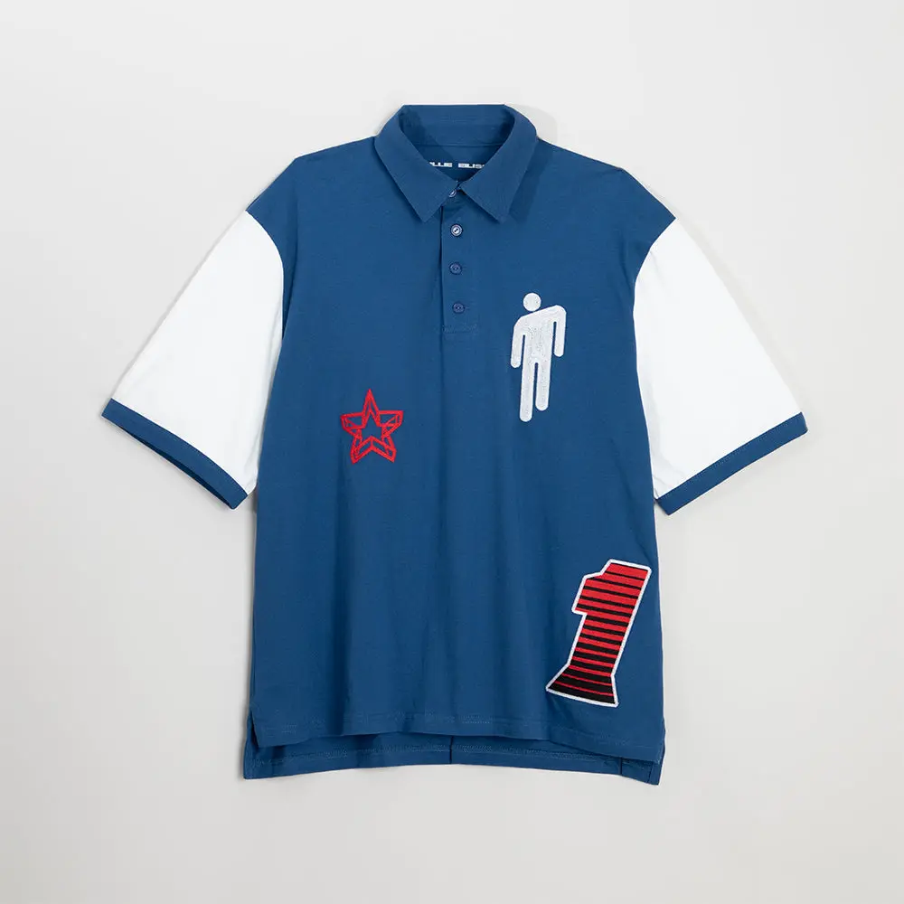 Blohsh Racer 1 Blue Polo Shirt