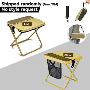 Portable Stool for Mountaineering and Hiking, 2025 New Lightweight Foldable Stool with Carrying Bag, Outdoor Footstool for Picnic Hiking Fishing