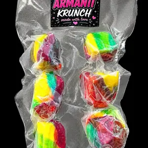 Tropical Fruit Roll Up Argo Cornstarch Box Chunks
