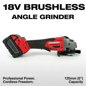 Milwaukee 18V 125mm Brushless Angle Grinder M14 Compact Design Metal Cutting Tool