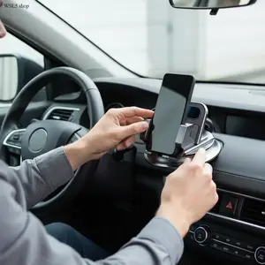 360° Rotating Car Phone Holder Mount - Strong Sticky Dashboard Stand, Hands-Free GPS Support, Fits iPhone, Android, SUVs, Trucks, Phone Holder For Car